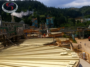 Cubierta del tanque espesante