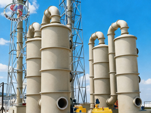 Equipamento de tratamento de gases de escape &aacute;cido-alcalino