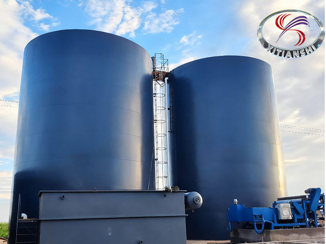 Sebze Suyu Presi Atıksuları i&ccedil;in Anaerobik Tank Sistemi
