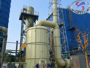 Menara Pemurnian Kabut Asam Reaksi Kimia Basah