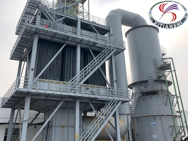 Elektrostatik Buğu &Ccedil;&ouml;z&uuml;c&uuml;l&uuml; K&uuml;k&uuml;rt Giderme Kulesi