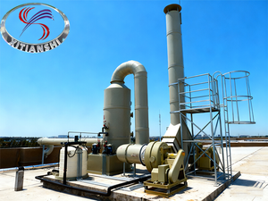 Wieża płucząca opary kwas&oacute;w i zasad